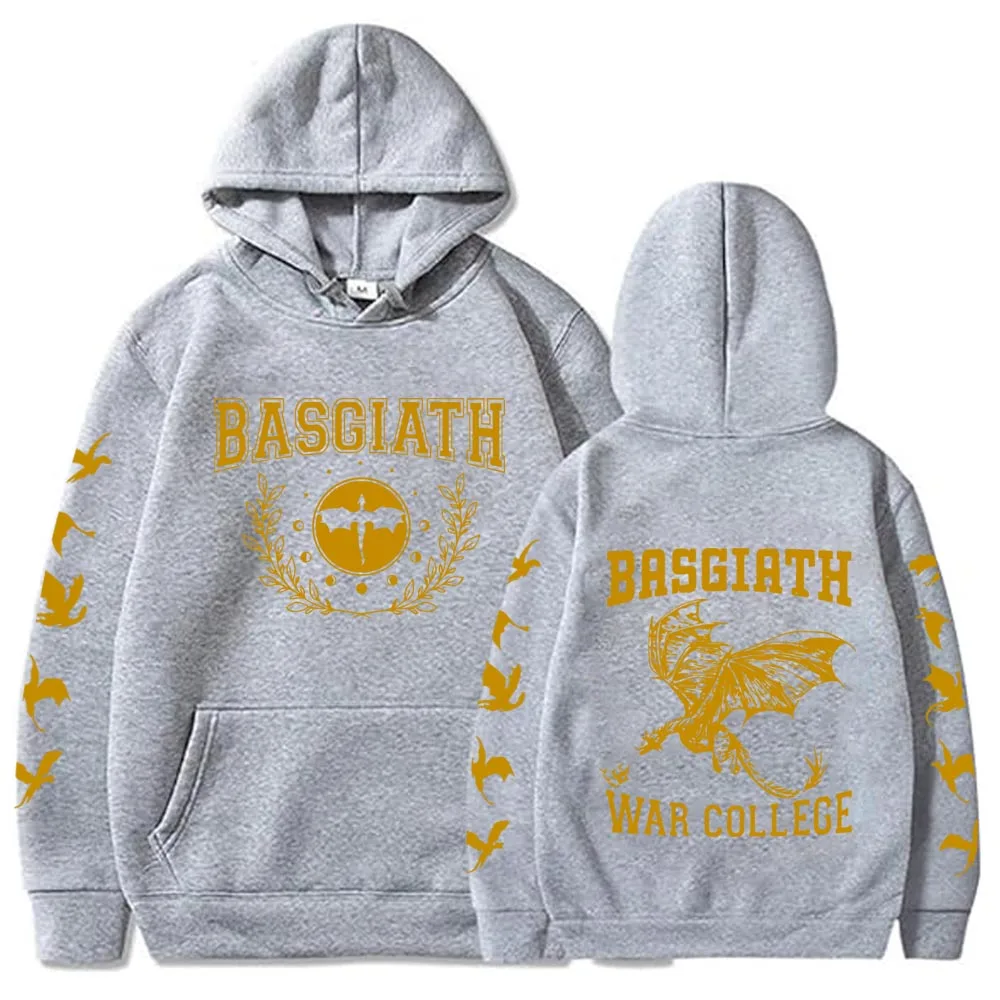 Fourth Wing Hoodie Basgiath War College Sweatshirt Dragon Rider Hoodie Women Long Sleeve Pullovers 3 - Fourth Wing Store