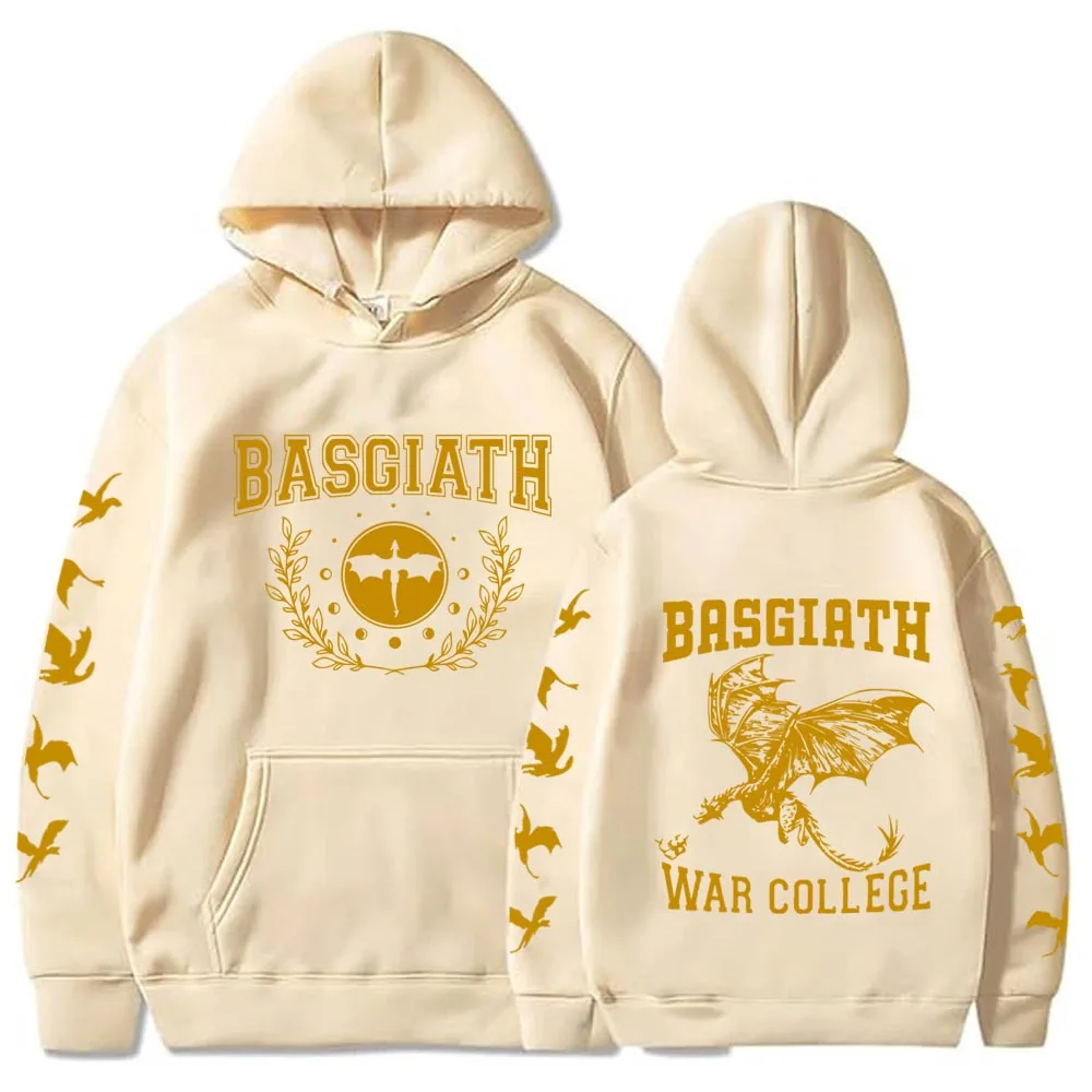 Fourth Wing Hoodie Basgiath War College Sweatshirt Dragon Rider Hoodie Women Long Sleeve Pullovers 4 - Fourth Wing Store